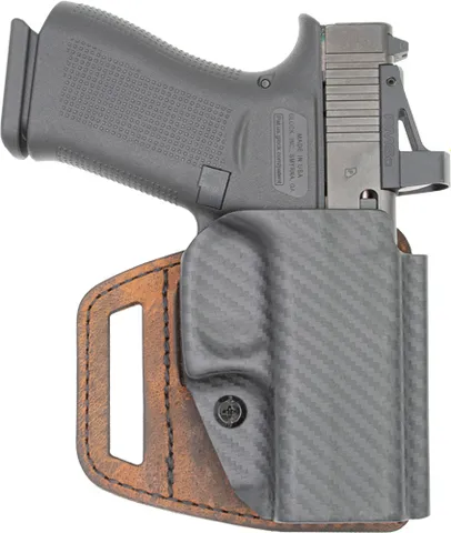 Versacarry VERSACARRY VSLIDE HOLSTER OWB HYBRID RUGER MAX 9 POLY/BROWN