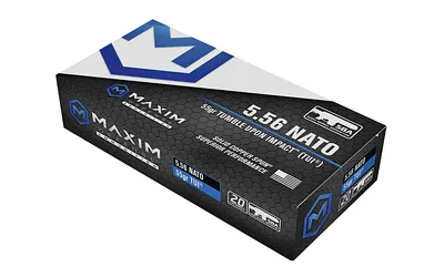 Maxim MAXIM 556NATO 55GR TUI SBA 20/500