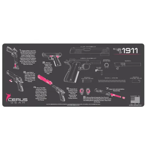 Cerus Gear 1911 INSTRUCTIONAL GRAY/PINK