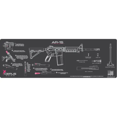 Cerus Gear AR-15 INSTRUCTIONAL GRAY/PINK