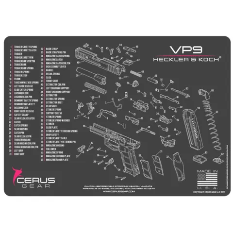 Cerus Gear HK VP9 SCHEMATIC GRAY/PINK