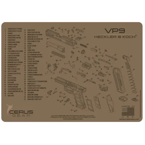 Cerus Gear HK VP9 SCHEMATIC COYOTE