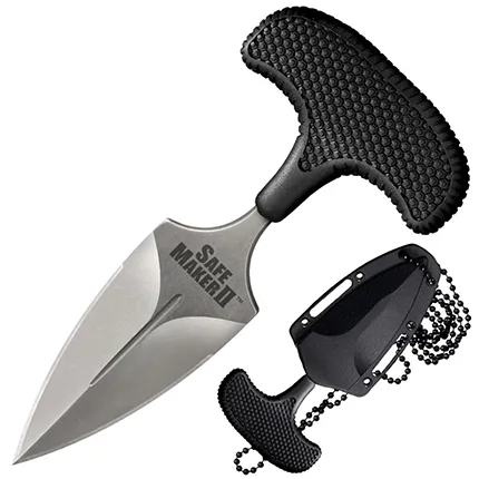 Cold Steel COLD STEEL SAFE MAKER II 3.25" TSHAPE PUSH KNIFE W/KYDEX SHTH