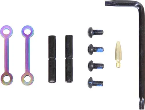 Guntec USA GUNTEC AR15 ANTI-ROTATION TRIGGER/HAMMER PIN SET RAINBOW