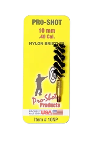 Pro-Shot Nylon Pistol Brush 10mm/.40 Cal 10NP