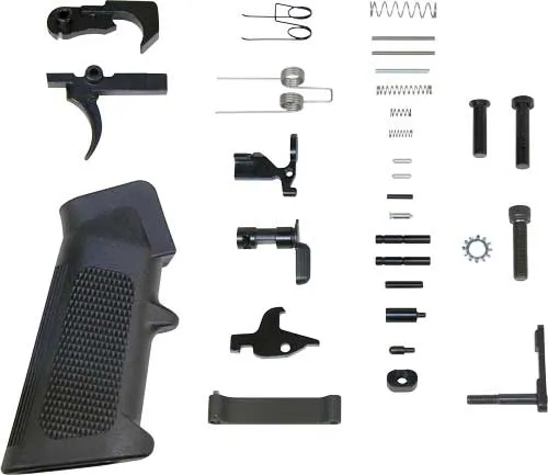 Guntec USA GUNTEC COMPLETE LOWER PARTS KIT AR15 WITH A2 PISTOL GRIP