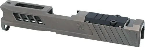 True Precision TRUE PRECISION FOR GLOCK 43 SLIDE W/RMS CUT & PLATE STEALTH GREY