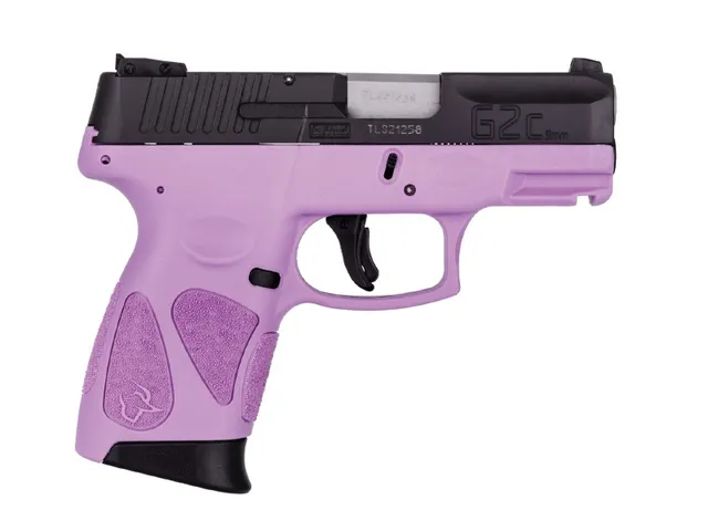 Taurus TAURUS G2C 9MM 12-SHOT 3-DOT ADJ. LT. PURPLE FRM BLK SLIDE