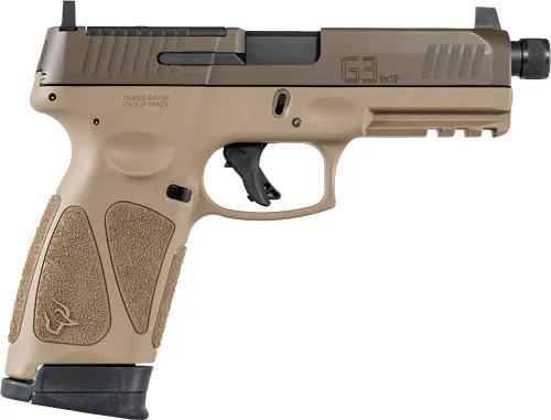 Taurus TAURUS G3 9MM 10-SHOT OPTICS READY 4.5" THREADED BBL FDE