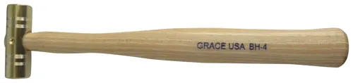 Grace USA GRACE USA HAMMER 4 OZ BRASS