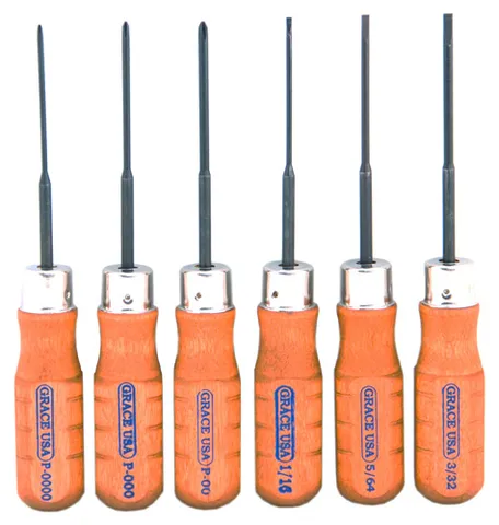 Grace USA GRACE USA SCREWDRIVER SET MICRO SET OF 6