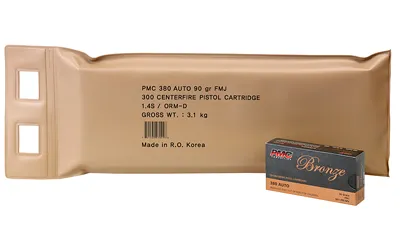 PMC PMC BRNZ 380ACP 90GR FMJ 6 BX BP