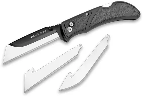 Outdoor Edge OUTDOOR EDGE RAZOR-WORK 3-BLD COMBO SET GRAY BLISTER PACK