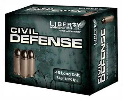 Liberty Ammunition Civil Defense 45 LC LA-CD-45-031