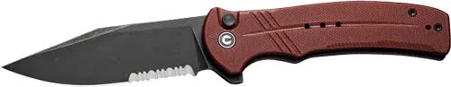 Civivi CIVIVI KNIFE COGENT 3.47" BURGUNDY G10/BLACK STONEWASH