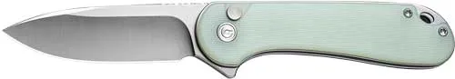 Civivi CIVIVI KNIFE ELEMENTUM II 2.96 " NATURAL G10/SATIN BTTN LOCK