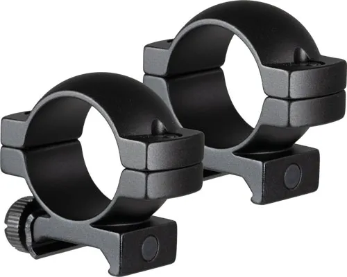 Truglo TRUGLO RINGS 1" MEDIUM MATTE BLACK WEAVER/PICATINNY ALUMNM