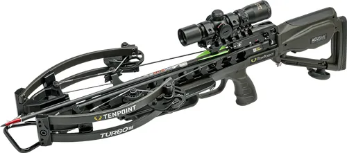 Ten Point TENPOINT XBOW TURBO S1 ACUSLIDE 390FPS MOSS GREEN