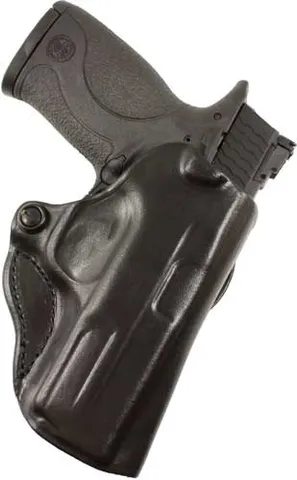 Desantis DESANTIS MINI SCABBARD HOLSTER RH OWB LEATHER 1911 3-3.5" BLK