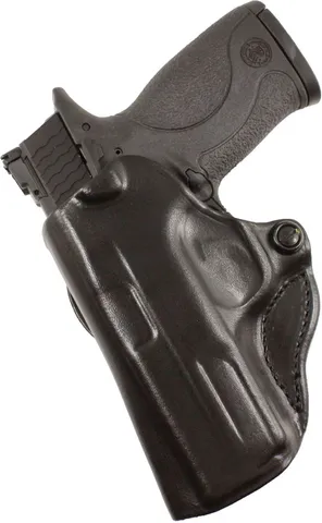 Desantis DESANTIS MINI SCABBARD HOLSTER LH OWB LEATHER SIG P365 BLACK