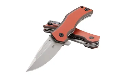 Columbia River CRKT FAWKES ORANGE 2.74" PLAIN EDGE