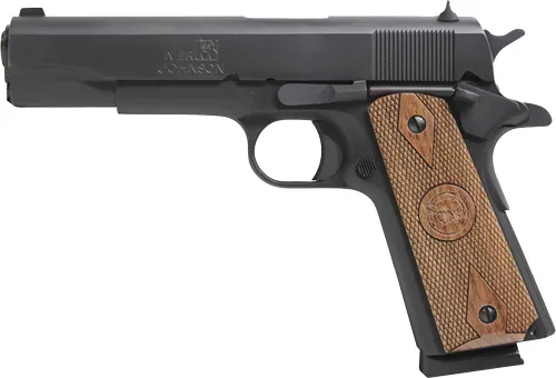 Iver Johnson Firearms IVER JOHNSON 1911A1 STANDARD .45ACP 5" FS 8RD MATTE WOOD