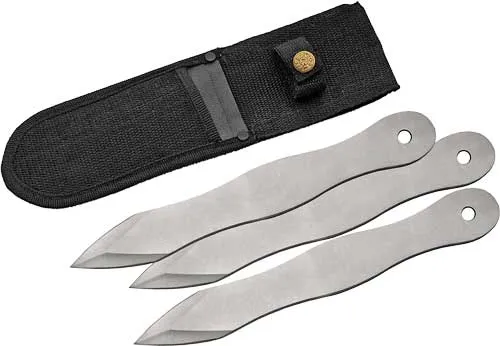 SZCO Rite Edge SZCO RITE EDGE 10" THROWING KNIFE 3PC SET W/SHEATH