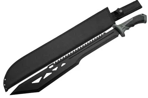 SZCO Rite Edge SZCO RITE EDGE 20" MACHO MACHETE BLACK W/SHEATH 25" OAL