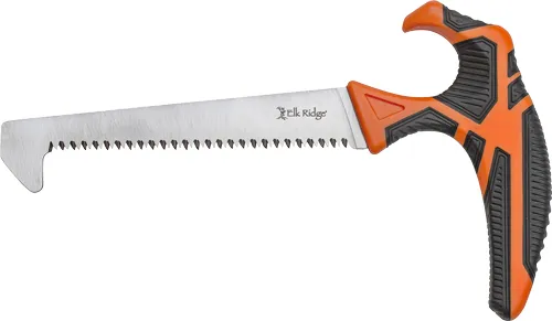 Master Cutlery MC ELK RIDGE TREK 5" T-HANDLE SAW WITH SHEATH BLK/ORG/SS