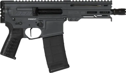 CMMG CMMG PISTOL DISSENT MK4 .300 BLK 6.5" 30RD SNIPER GREY