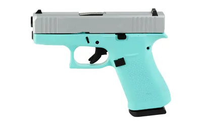 Glock GLOCK 43X 9MM 10RD ROBINS EGG/SILVER