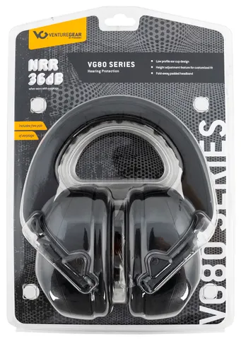 Pyramex PYM VENTURE-GEAR EARMUFF BLACK