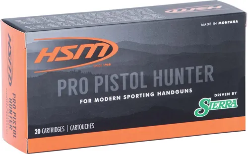 HSM HSM AMMO PRO PISTOL 10MM 180GR SIERRA JHP 20-PACK