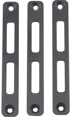 Manticore Arms MANTICORE M-LOK PANEL FOR TRANSFORMER RAILS 3 PACK BLACK