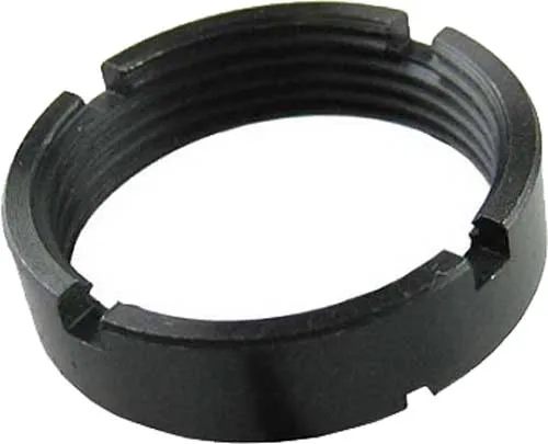 JE Machine Tech JE MIL-SPEC CASTLE NUT FOR AR-15 STEEL BLACK