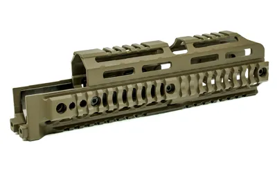 Midwest Industries MIDWEST AK ALPHA QUAD RAIL 10" FDE