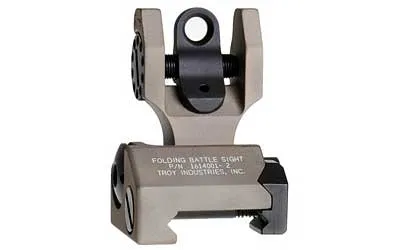 Troy Ind Battle Sight Rear Folding SSIGFBSROFT