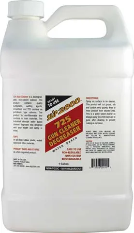 Slip 2000 SLIP 2000 1-GALLON 725 GUN CLEANER/DEGREASER CONCENTRATE