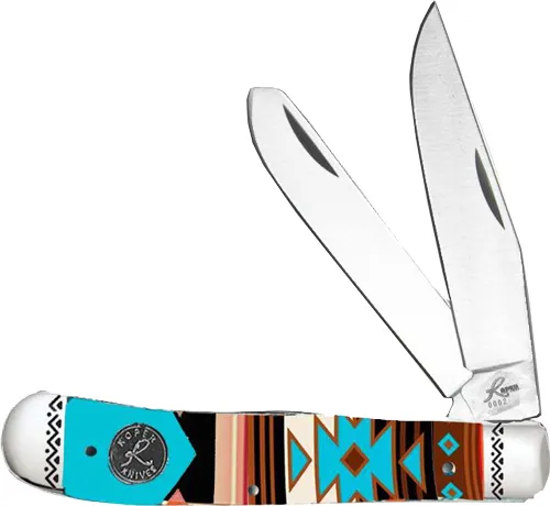 American Buffalo ABKT ROPER SUNSET SERIES #2 WESTERN TRAPPER 2-BLADE