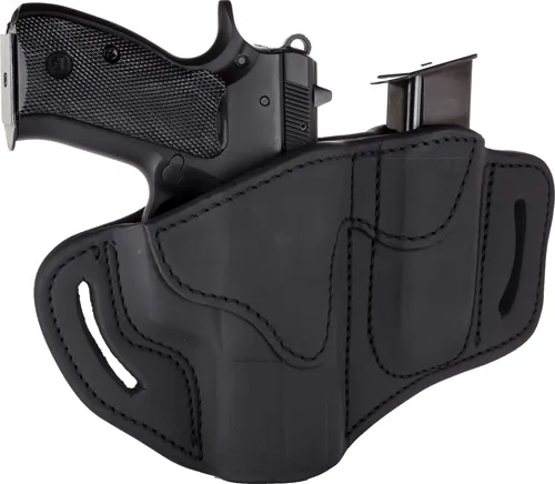 1791 GUNLEATHER 1791 BH2.1 BLT HOLSTR W/ MAG PCH MULT-FIT RH GLK 17/SIM BLK