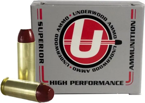 Underwood Ammo UNDERWOOD AMMO .45WIN MAG 255GR. HARD CAST FLAT NOSE