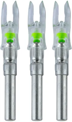 Nockturnal NOCKTURNAL LIGHTED NOCK S-SERIES GREEN 3/PACK