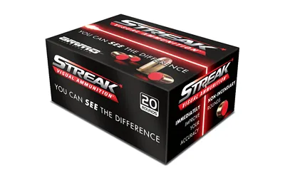 STREAK Ammunition AMMO INC .380ACP 90GR. TMC STREAK RED 20-PACK