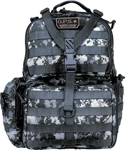 G*Outdoors GPS TACTICAL RANGE BACKPACK W/WAIST STRAP GRAY DIGITAL