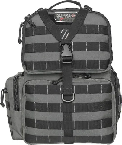 G*Outdoors GPS TACTICAL RANGE BACKPACK W/WAIST STRAP GRAY NYLON