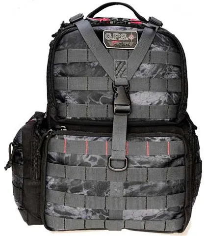 G*Outdoors GPS TACTICAL RANGE BACKPACK W/WAIST STRAP PRYM1 BLACKOUT