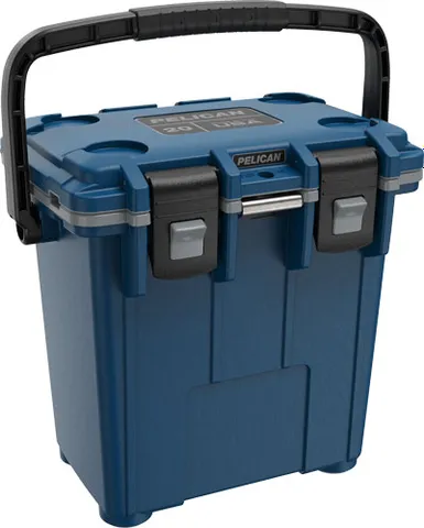 Pelican PELICAN COOLERS IM 20 QUART BLUE/GRAY LEG CUT OUT