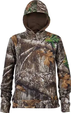 HABIT HABIT PERFORMANCE YOUTH HOODIE REALTREE EDGE LARGE