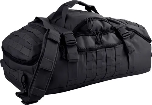 Red Rock Gear RED ROCK TRAVELER DUFFLE BAG BLACK BACKPACK OR LUGGAGE