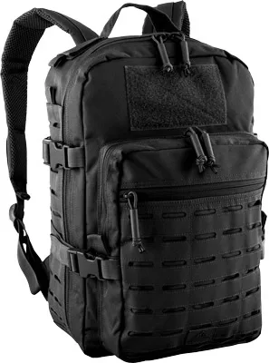 Red Rock Gear RED ROCK TRANSPORTER DAY PACK BLACK W/LASER-CUT MOLLE WEBB